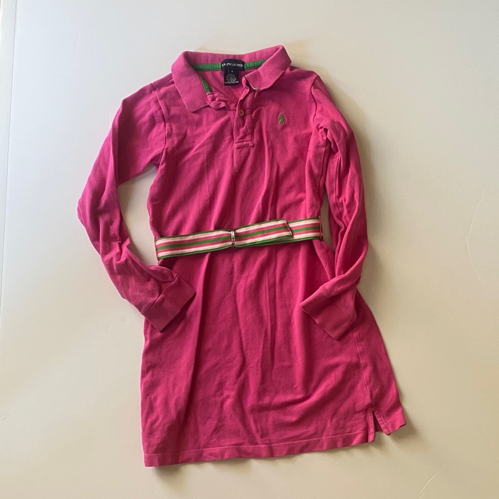 Ralph Lauren Pink Kids Polo Dress
